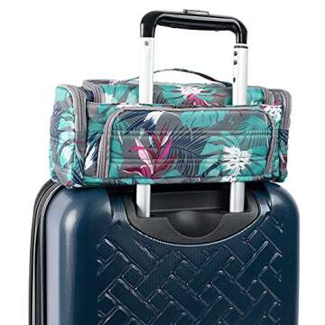 Lug Women's Trolley Cosmetic Case in Aloha Navy, Stylish & Functional
