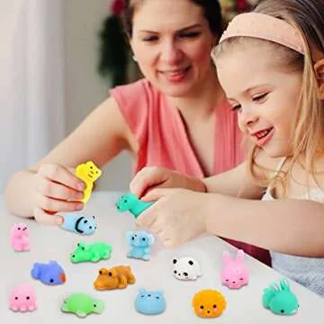 YIHONG 72 Pcs Kawaii Squishies for Kids - Cute Mini Stress Toys