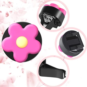 Cute Flower Car Vent Clips - Colorful Air Fresheners