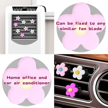 Cute Flower Car Vent Clips - Colorful Air Fresheners