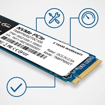 TEAMGROUP MP33 256GB High-Speed SSD for Laptops and PCs