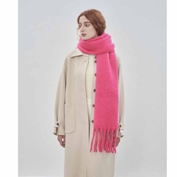 OUNIYA Large Chunky Scarf Oversized Relaxed Winter Wear