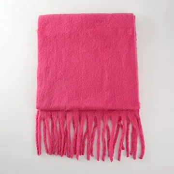 OUNIYA Large Chunky Scarf Oversized Relaxed Winter Wear