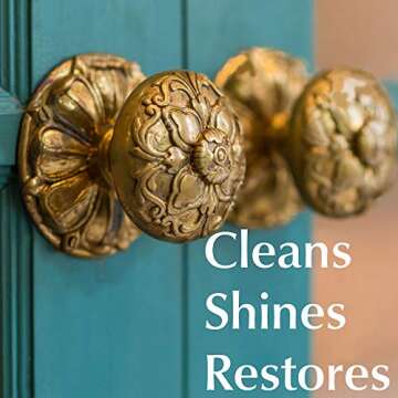 Wright's Brass and Copper Polish and Cleaner - 8 Ounce - Gently Cleans and Removes Tarnish Without Scratching