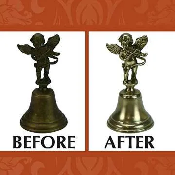 Wright's Brass and Copper Polish and Cleaner - 8 Ounce - Gently Cleans and Removes Tarnish Without Scratching