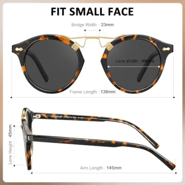 Stylish CARFIA Polarized Sunglasses for Women