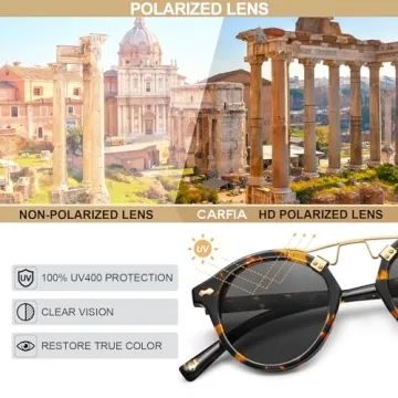 Stylish CARFIA Polarized Sunglasses for Women