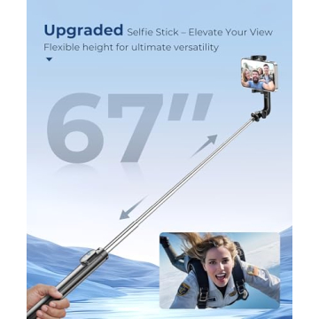 Fuloview Selfie Stick Tripod with Remote Control