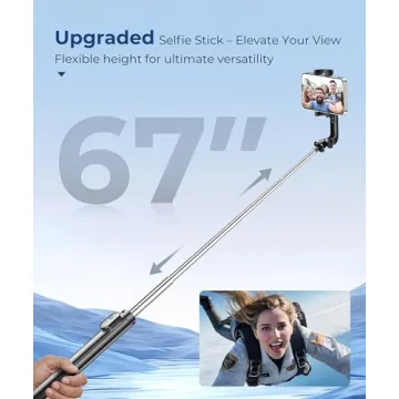 Fuloview Selfie Stick Tripod with Remote Control
