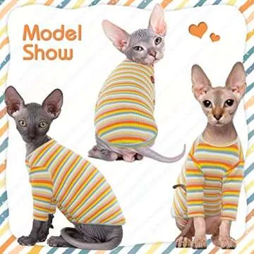 Bonaweite Cat Shirt for Sphynx & Cornish Rex Cats