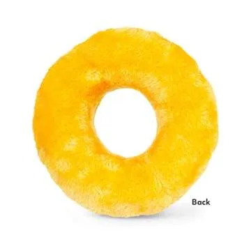 ZippyPaws - Original Donutz No Stuffing Squeaky Plush Dog Toy - Gift Box, Blue