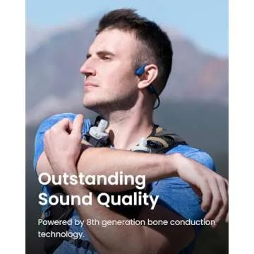 SHOKZ OpenRun (AfterShokz Aeropex) - Open-Ear Bluetooth Bone Conduction Sport Headphones - Sweat Resistant Wireless Earphones for Workouts and Running - Built-in Mic, with Headband