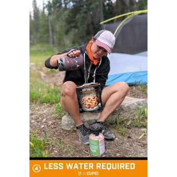 Peak Refuel Beef Chili Mac | Freeze Dried Backpacking and Camping Food | Amazing Taste | High Protein | Real Meat | Quick Prep (2 Serving Pouch)