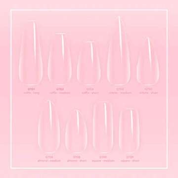 Kiara Sky Gelly Tips Soak Off (Square Short)