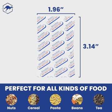 Wallaby 2000cc Oxygen Absorbers - 20 Count (Individually Sealed) - for Long Term Food Storage & Survival, Mylar Bags, Canning, Harvest Right Freeze Dryer