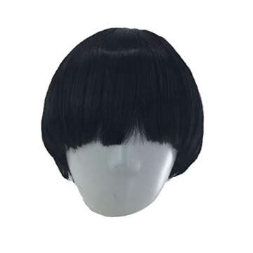 OYSRONG Women's Short Black Full Bang Straight Wig Mushroom Hairstyle Cosplay/daily Heat Resistant F...