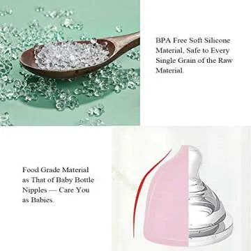 Rebekah Heat Resistant Silicone Spatula Set, Nonstick Premium Rubber Kitchen Utensil for Baking, Cooking, Mixing Tools, BPA Free, Pink