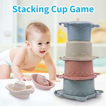 Exciting Toddler Bath Toys for Kids Ages 1-3 - 9PCS Set