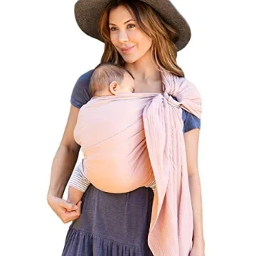 Moby Ring Sling Wrap Carrier | Stylish, Comfortable Baby Wrap for Hands-Free Parenting
