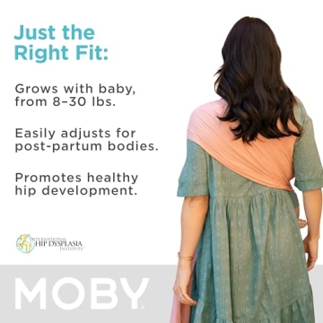 Moby Ring Sling Carrier for Comfortable Babywearing