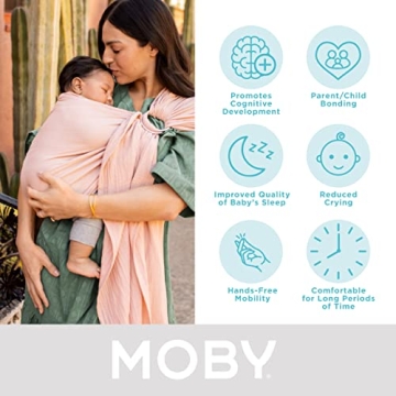 Moby Ring Sling Carrier for Comfortable Babywearing
