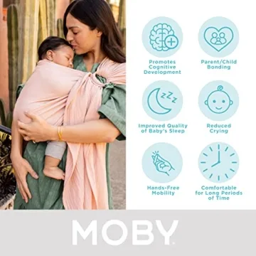 Moby Ring Sling Carrier for Comfortable Babywearing