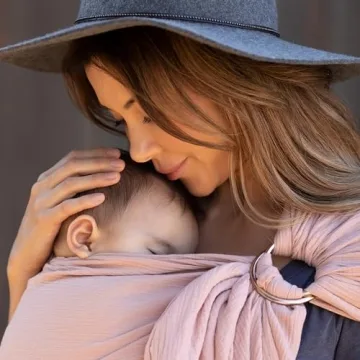 Moby Ring Sling Carrier for Comfortable Babywearing