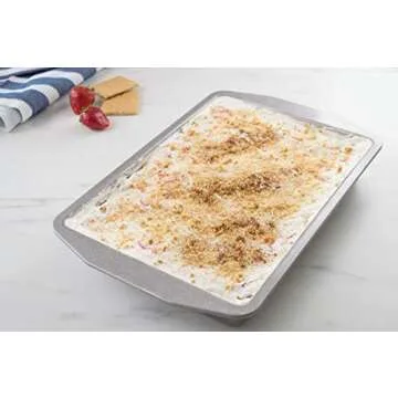 USA Pan American Bakeware Classics 9 x 13-Inch Rectangular Lasagna, Cake and Brownie Pan, Aluminized Steel, 9 x 13 Inch