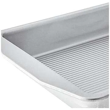 USA Pan American Bakeware Classics 9 x 13-Inch Rectangular Lasagna, Cake and Brownie Pan, Aluminized Steel, 9 x 13 Inch