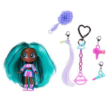 B Pack, Luscious Locks Gal XE Collectible Doll with Removable Hair Extension and Doll Accessories, 3.5-inch, Kids Toys for Girls Ages 5 and up