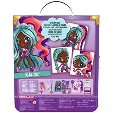 B Pack, Luscious Locks Gal XE Collectible Doll with Removable Hair Extension and Doll Accessories, 3.5-inch, Kids Toys for Girls Ages 5 and up