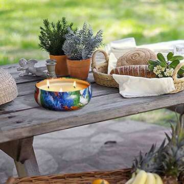 YUCH Citronella Soy Candle - Perfect for Indoor & Outdoor Use