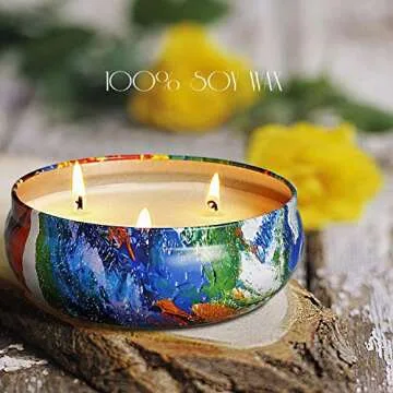 YUCH Citronella Soy Candle - Perfect for Indoor & Outdoor Use