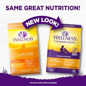 Wellness Complete Health Dry Puppy Food - Chicken & Salmon 15lbs