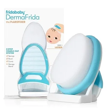 Frida Baby 3-Step Cradle Cap System with DermaFrida & Comb