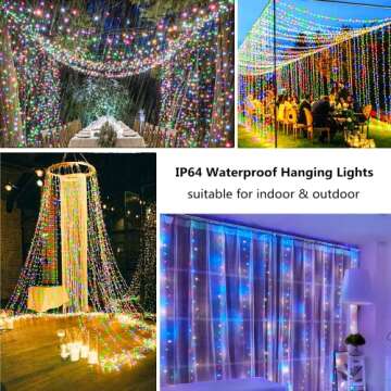 Multi-Color Curtain Lights for Versatile Decoration