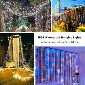Multi-Color Curtain Lights for Versatile Decoration