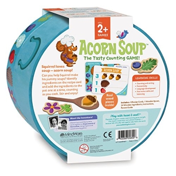 Acorn Soup Toddler Game Counting Teamwork Ages 2-4
