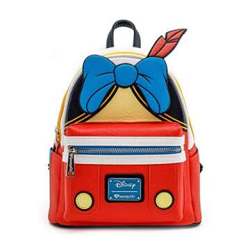 Loungefly Disney Pinocchio Faux Leather Mini Backpack