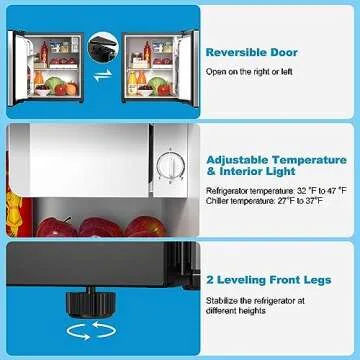 Compact Walsh Refrigerator - Energy Efficient & Stylish Mini Fridge