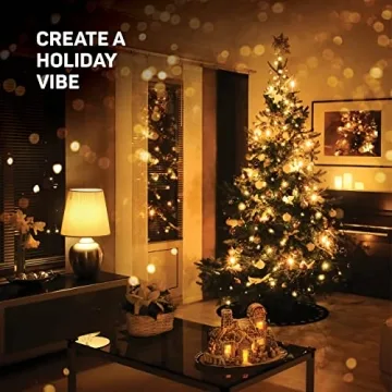 100 Warm White Christmas String Lights for Festive Décor