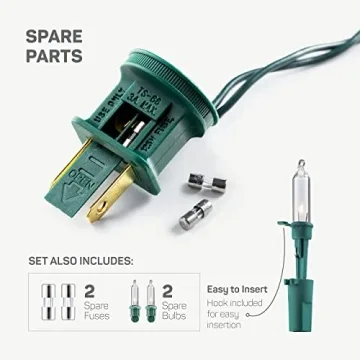 100 Warm White Christmas String Lights for Festive Décor