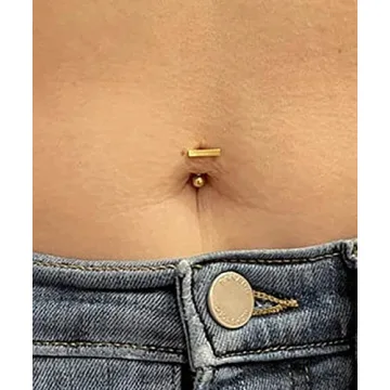Stylish MODRSA Small Belly Button Ring Set for Women
