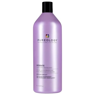 Pureology Hydrate Moisturizing Conditioner | For Medium to Thick Dry, Color Treated Hair | Sulfate-F...