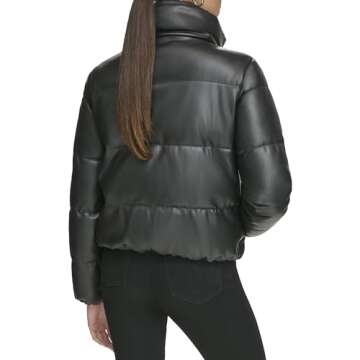 Calvin Klein Women's Outerwear Jacket,Black,XS