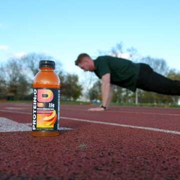 Protein2o 15g Whey Protein Infused Water, Peach Mango, 16.9 Oz Bottle (Pack of 12)