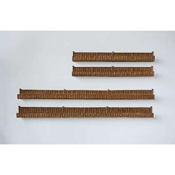 Creative Co-Op Handwoven Rattan Wall Shelf