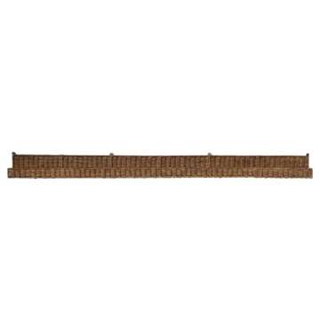 Creative Co-Op Handwoven Rattan Wall Shelf
