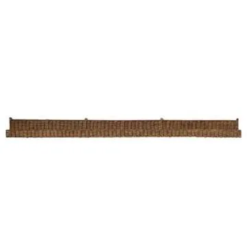 Creative Co-Op Handwoven Rattan Wall Shelf
