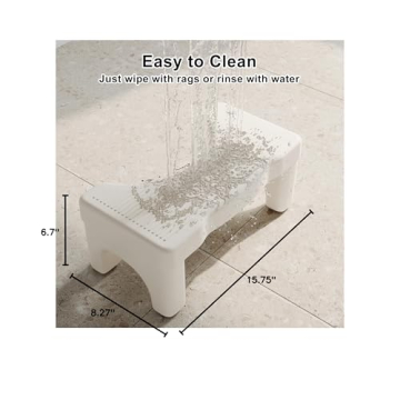 Premium Toilet Stool Squat for Adults and Kids - Portable Solution